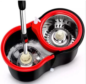 Spin Mop 360° – Adjustable Cleaning Mop with Bucket for Floors