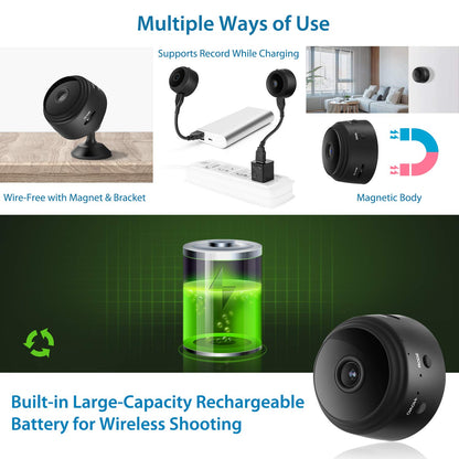 A9 Mini Wireless CCTV Camera | Portable HD Home Security Camera