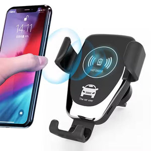 Hands-Free Clamping Wireless Car Charger