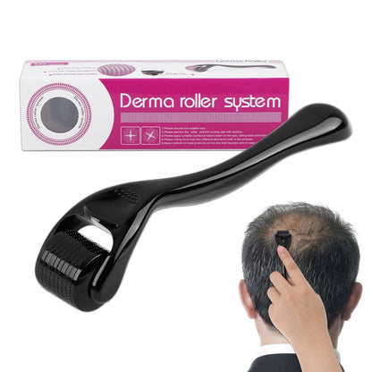 Derma Roller for Hair & Beard Growth – Microneedling Skin & Scalp Care Tool
