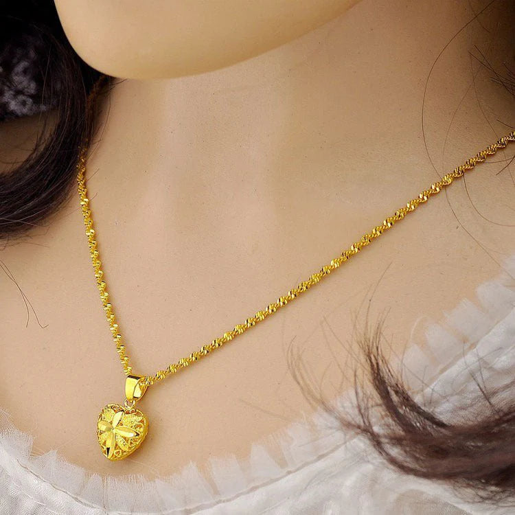 Memorial Heart Necklace – Personalized Remembrance Jewelry