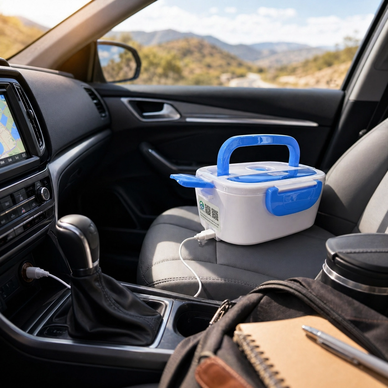 Portable Electric Heater Lunch Box | Fast Heating Food Warmer for Office & Travel