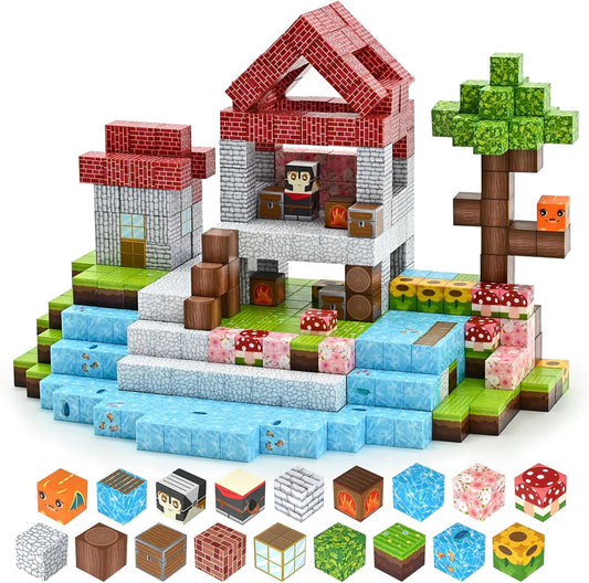 Magnetic Building Cubes Set for Kids | STEM Educational Magnetic Blocks Toy