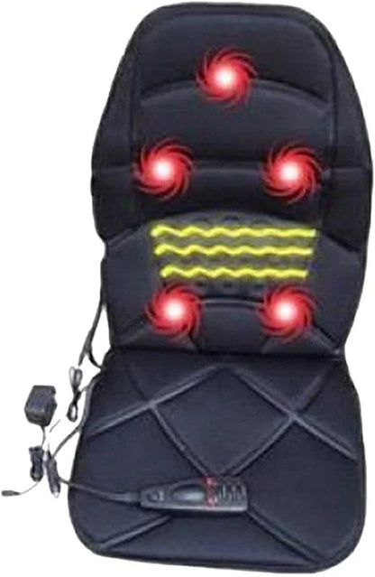 Premium Massage Seat Topper – Deep Tissue Back & Shoulder Massager with Heat