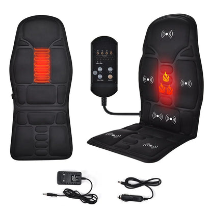Premium Massage Seat Topper – Deep Tissue Back & Shoulder Massager with Heat