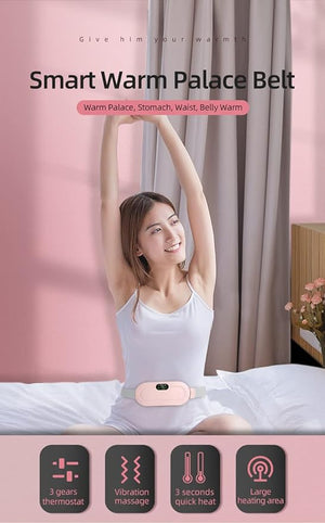 Period Pain Relief Belt with Heat Therapy