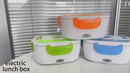 Portable Electric Heater Lunch Box | Fast Heating Food Warmer for Office & Travel