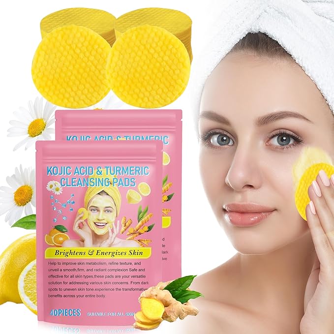 Kojic Acid and Turmeric Cleansing Pads 40 pieces