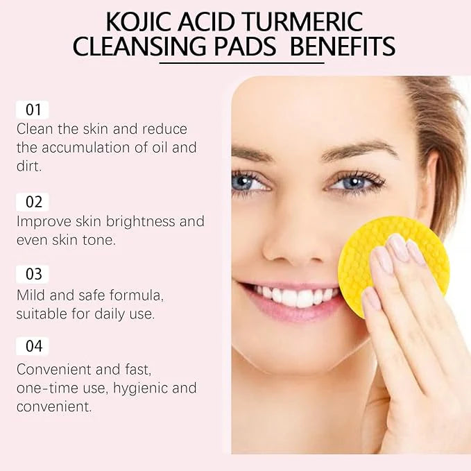 Kojic Acid and Turmeric Cleansing Pads 40 pieces