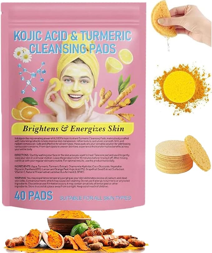 Kojic Acid and Turmeric Cleansing Pads 40 pieces