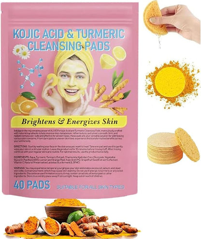 Kojic Acid and Turmeric Cleansing Pads 40 pieces